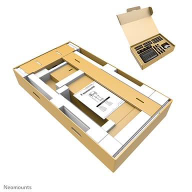 Neomounts WL55-875WH1 TV floor stand 55-100" - wall - motorised - TÜV view 14