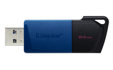 Kingston Technology DataTraveler 64GB USB3.2 Gen 1 Exodia M (Black + Blue) - 2 Pieces view 3