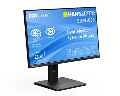 Hannspree Hybri Monitor EB241CJB computer monitor 60.5 cm (23.8") 1920 x 1080 pixels Full HD LCD Black view 3