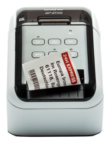 Brother QL-810WC label printer Direct thermal Colour 300 x 600 DPI 176 mm/sec Wired & Wireless DK Wi-Fi view 1