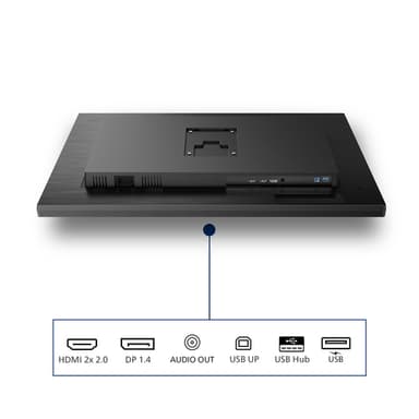 Philips 3000 series 32B1N3800/00 computer monitor 80 cm (31.5") 3840 x 2160 pixels 4K Ultra HD LCD Black view 4