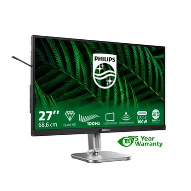 Philips 5000 series 27B2G5601/00 computer monitor 68.6 cm (27") 2560 x 1440 pixels Quad HD LCD Black view 4