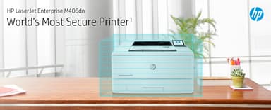 HP LaserJet Enterprise M406dn view 9