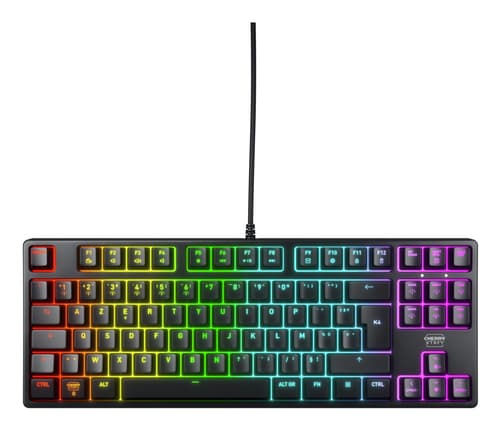 CHERRY K4V2 RGB, Tenkeyless mechanical gaming keyboard, French