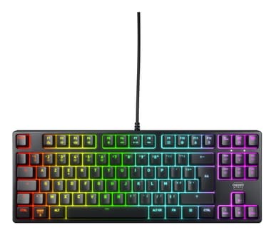CHERRY K4V2 RGB, Tenkeyless mechanical gaming keyboard, French view 1