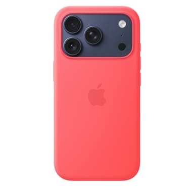 Apple iPhone 17 Pro Silicone Case with MagSafe – Bright Guava view 3