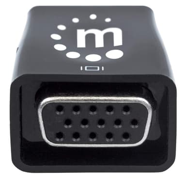 Manhattan HDMI to VGA (with Audio) Converter, 1080p, Male to Female, Micro-USB Power Input Port for additional power if needed, Black, Three Year Warranty view 6