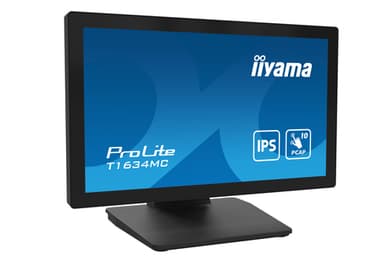 iiyama ProLite T1634MC-B1S computer monitor 39.6 cm (15.6") 1920 x 1080 pixels Full HD LED Touchscreen Black view 1