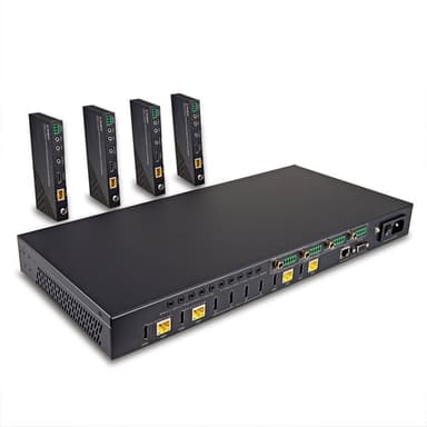 Lindy 150m Cat.6 4x4 HDMI 4K60 HDBaseT Matrix Extender view 6
