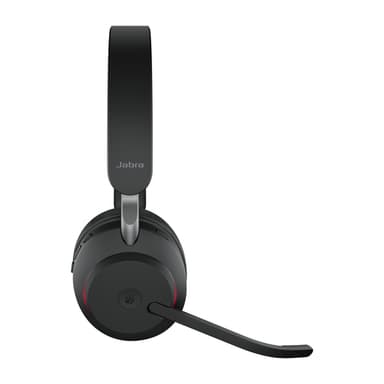 Jabra Evolve2 65 USB-C Black MS Chrg stand Stereo view 6