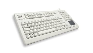 CHERRY TouchBoard G80-11900 Corded Keyboard with Touchpad, Light Grey, USB, (QWERTY - UK) view 4