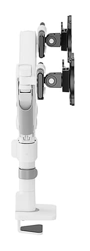 Neomounts DS65S-950WH2 Monitor arm 24-34" - gas spring - Topfix - multi-adjustable - 180°-stop view 4