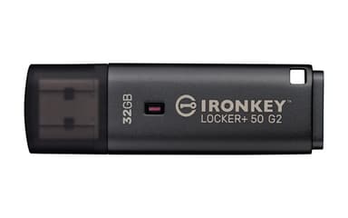 Kingston Technology IronKey 32GB Locker Plus 50 G2, FIPS 197, AES-256 view 1