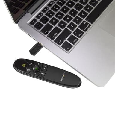 StarTech.com Wireless Presentation Remote with Green Laser Pointer - 90 ft. (27 m) - TAA view 5