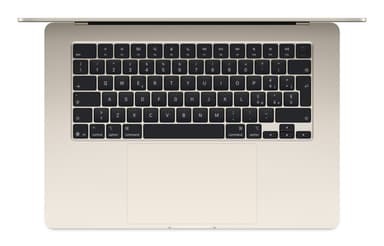 Apple MacBook Air Apple M M4 Laptop 38.9 cm (15.3") 16 GB 256 GB SSD Wi-Fi 6E (802.11ax) macOS Sequoia Beige view 2