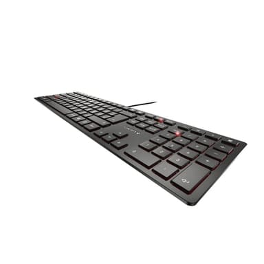 CHERRY KC 6000 SLIM keyboard USB Nordic Black view 2