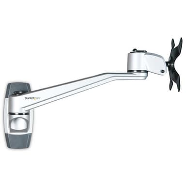 StarTech.com Wall-Mount Monitor Arm - 10.2” (26 cm) Swivel Arm - Premium - For up to 34" (30.9lb/14kg) Displays - TAA view 1