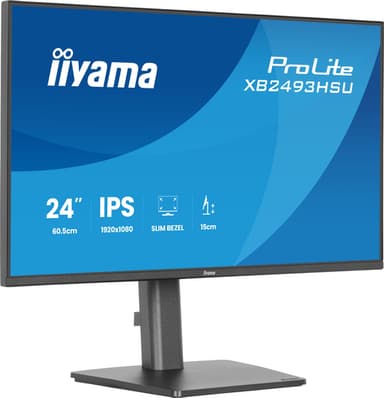 iiyama ProLite XB2493HSU-B1 computer monitor 60.5 cm (23.8") 1920 x 1080 pixels Full HD LED Black view 5