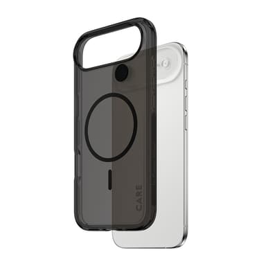 PanzerGlass CARE™ by ® Smokey Case w. Black MagSafe iPhone Air view 1