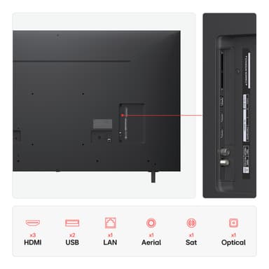 LG 65NANO80A6B.AEK TV 165.1 cm (65") 4K Ultra HD Smart TV Wi-Fi Blue view 4