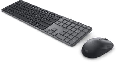 DELL Pro 7 Slim KM726 keyboard Mouse included Home/Office RF Wireless + Bluetooth QWERTY US International Black view 2