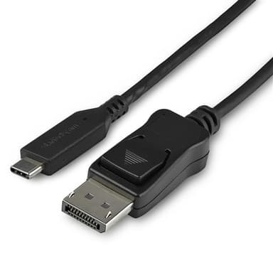 StarTech.com 3.3ft/1m USB C to DisplayPort 1.4 Cable - 8K/5K/4K USB Type-C to DP 1.4 Alt Mode Video Adapter Converter - HBR3/HDR/DSC - 8K 60Hz DP Monitor Cable - USB-C/Thunderbolt 3 view 1