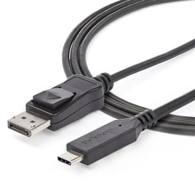 StarTech.com 6ft/1.8m USB C to DisplayPort 1.4 Cable - 4K/5K/8K USB Type-C to DP 1.4 Alt Mode Video Adapter Converter - HBR3/HDR/DSC - 8K 60Hz DP Monitor Cable for USB-C/Thunderbolt 3 view 4