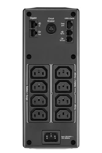 APC Back-UPS Pro, 1300VA/780W, Tower, 230V, 8x IEC C13 outlets, AVR, LCD, User Replaceable Battery view 2