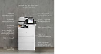 HP Color LaserJet Enterprise Flow MFP M776z view 14