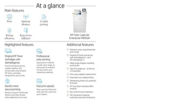 HP Color LaserJet Enterprise M856dn view 20