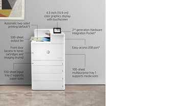 HP Color LaserJet Enterprise M856dn view 23