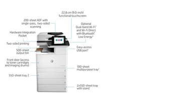 HP Color LaserJet Enterprise MFP M776dn view 6