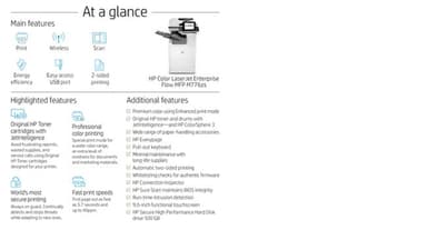 HP Color LaserJet Enterprise Flow MFP M776zs view 12