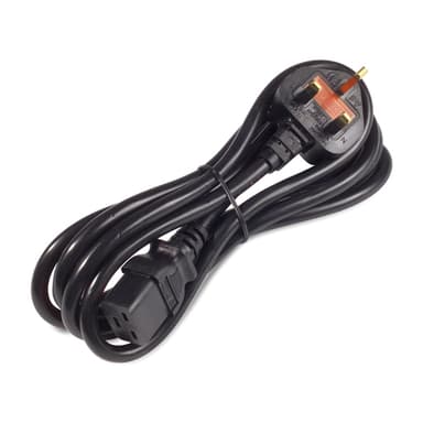 APC Pwr Cord, 16A, 200-240V, C19 to UK Plug Black 2 m view 2