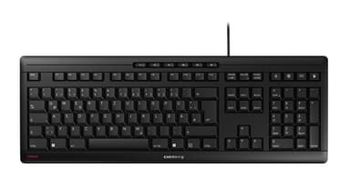 CHERRY STREAM keyboard Home/Office USB QWERTY Portuguese Black, Grey view 1
