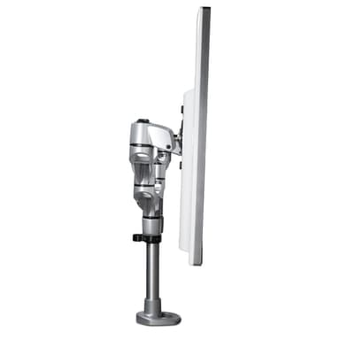 StarTech.com Desk Mount Dual Monitor Arm - Premium Articulating Monitor Arm - up to 27" (17.6lb/8kg) VESA Mount Displays - Height Adjustable Monitor Mount - Rotate/Tilt/Swivel - Clamp/Grommet - Silver - TAA view 8