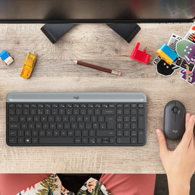 Logitech Slim Wireless Combo MK470 (QWERTY) — 920-009204 view 2