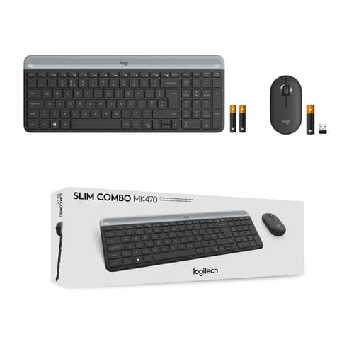 Logitech Slim Wireless Combo MK470 (QWERTY) — 920-009204