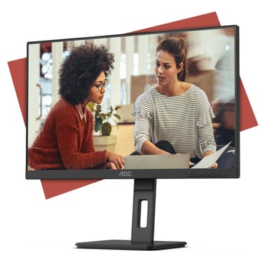 AOC E3 24E3QAF computer monitor 60.5 cm (23.8") 1920 x 1080 pixels Full HD LCD Black view 2