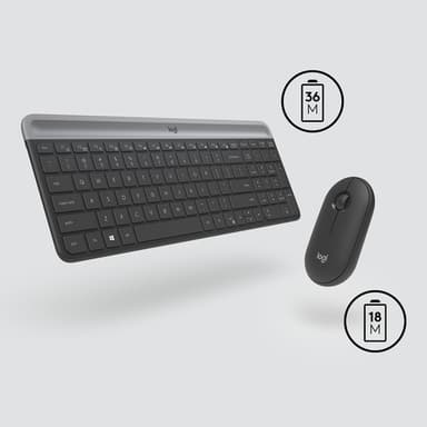 Logitech Slim Wireless Combo MK470 (QWERTY) — 920-009204 view 5