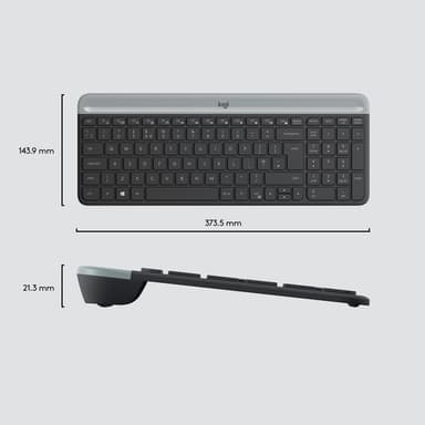 Logitech Slim Wireless Combo MK470 (QWERTY) — 920-009204 view 7