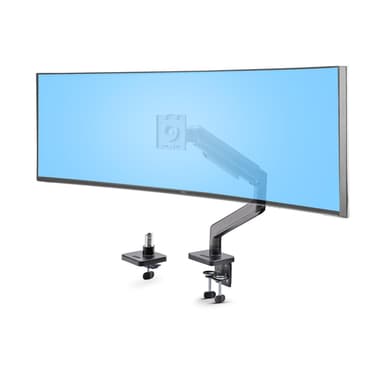 StarTech.com Monitor Desk Mount for up to 49in 32:9 Ultrawide Curved Screens, Mechanical Spring Arm, C-Clamp/Grommet, Tool-Less Adjustment, Max 44lb/20kg view 18