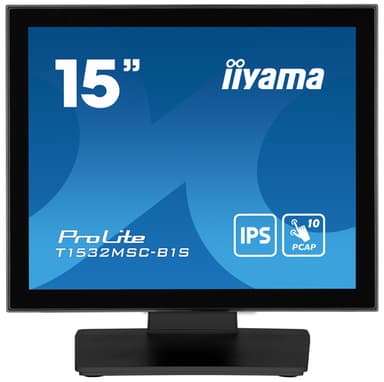 iiyama ProLite T1532MSC-B1S computer monitor 38.1 cm (15") 1024 x 768 pixels XGA LCD Touchscreen Black view 4