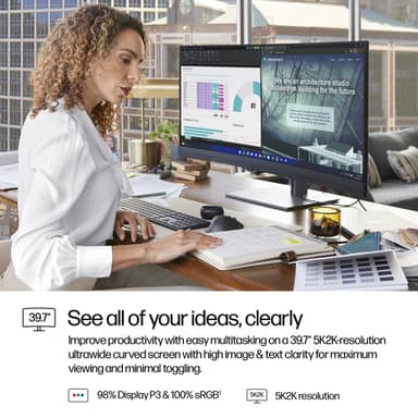 HP Series 7 Pro 39.7 inch 5K2K Conferencing Monitor-740pm view 12