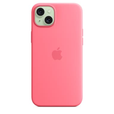 Apple iPhone 15 Plus Silicone Case with MagSafe - Pink view 4