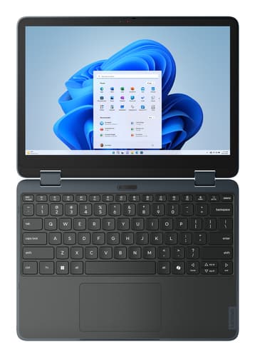 Lenovo 500w 2-in-1 Gen 5 Intel® N N150 Hybrid (2-in-1) 31 cm (12.2") Touchscreen WUXGA 8 GB LPDDR5-SDRAM 128 GB SSD Wi-Fi 6E (802.11ax) Windows 11 Pro Grey English view 8