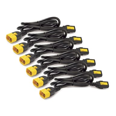 APC Power Cord Kit (6 ea), Locking, C13 TO C14, 0.6m, Blue view 1