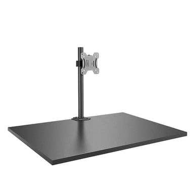 Lindy Single Display Short Bracket with Pole and Desk Clamp view 1