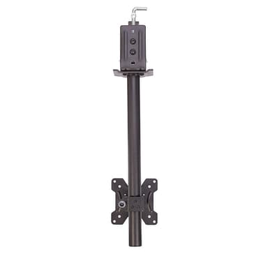 Lindy Single Display Short Bracket with Pole and Desk Clamp view 5