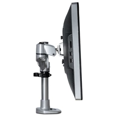 StarTech.com Desk Mount Monitor Arm - VESA or Apple iMac/Thunderbolt or Ultrawide Display up to 49" (30.9lb/14kg) - Articulating Height Adjustable Single Desktop Monitor Pole Mount - Clamp/Grommet - TAA view 4